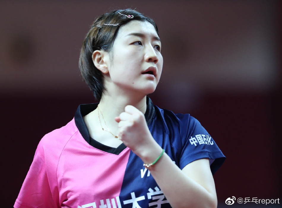 乒超深圳大学3-1山东鲁能夺冠