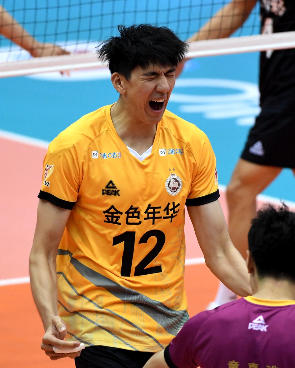 男排联赛：上海3-1山东