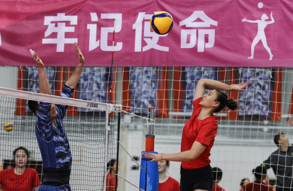 江苏女排备战全运会预赛