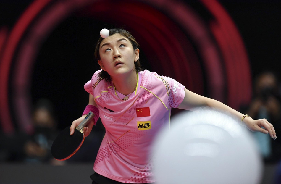 奥运模拟赛陈梦4-2孙颖莎夺冠