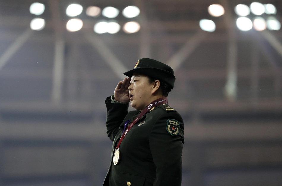 军运会女子链球王峥夺金