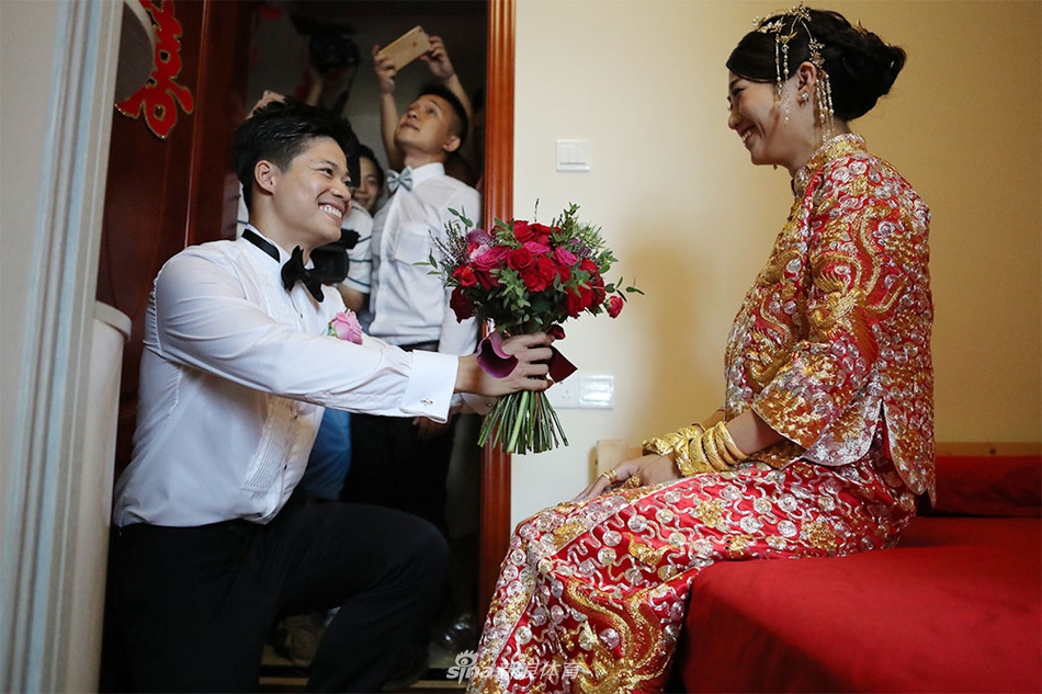 "十全十美"苏炳添大婚_高清图集_新浪网