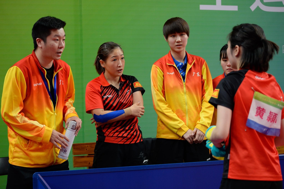 全运资格赛女团广东不敌北京