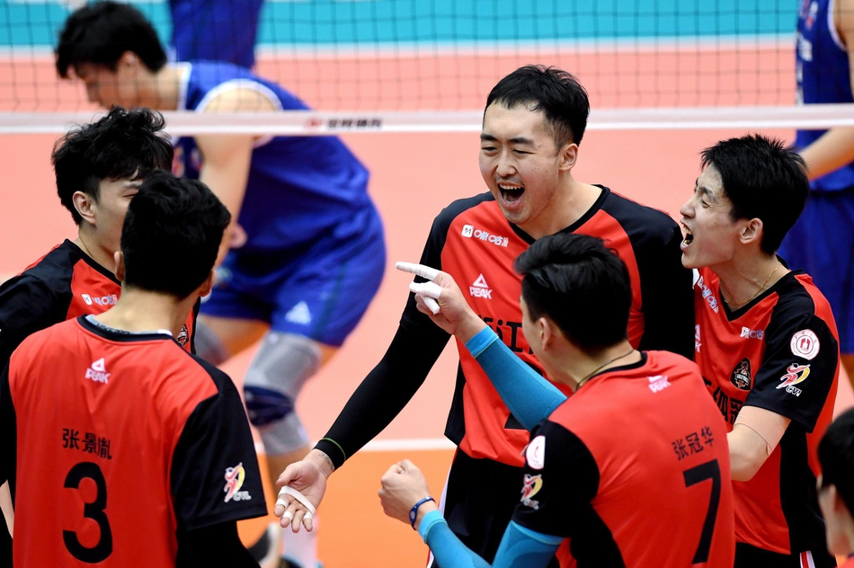 男排联赛江苏3-2浙江获得季军