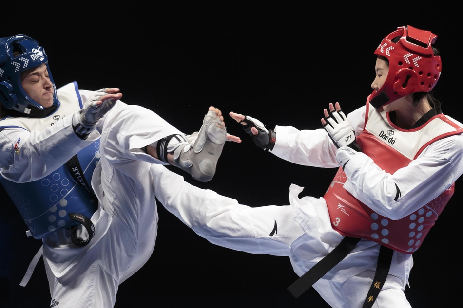 跆拳道世锦赛张梦宇67公斤级夺金