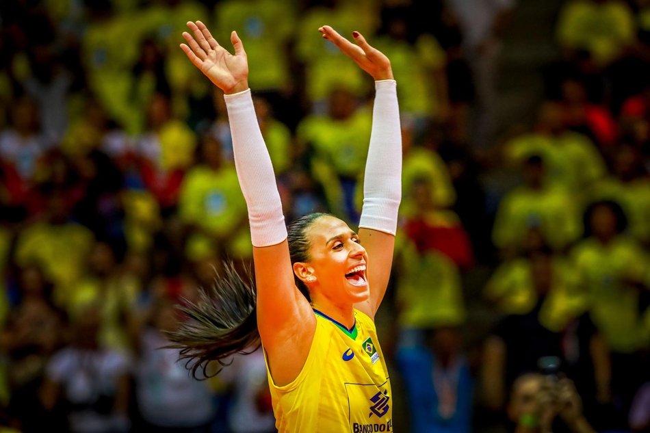 奥运资格赛巴西女排3-0喀麦隆