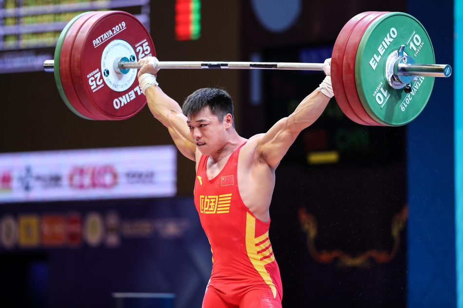 举重世锦赛谌利军总成绩夺冠