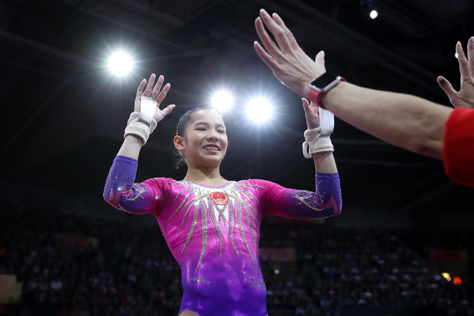 世锦赛唐茜靖全能摘银回顾