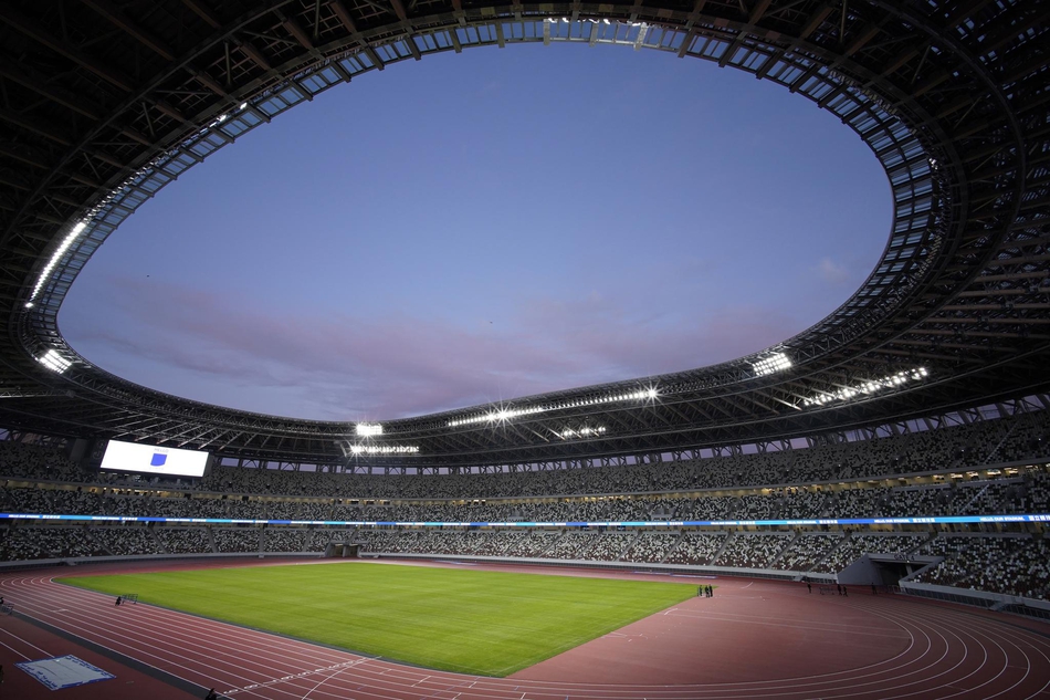 国立竞技场举办竣工仪式