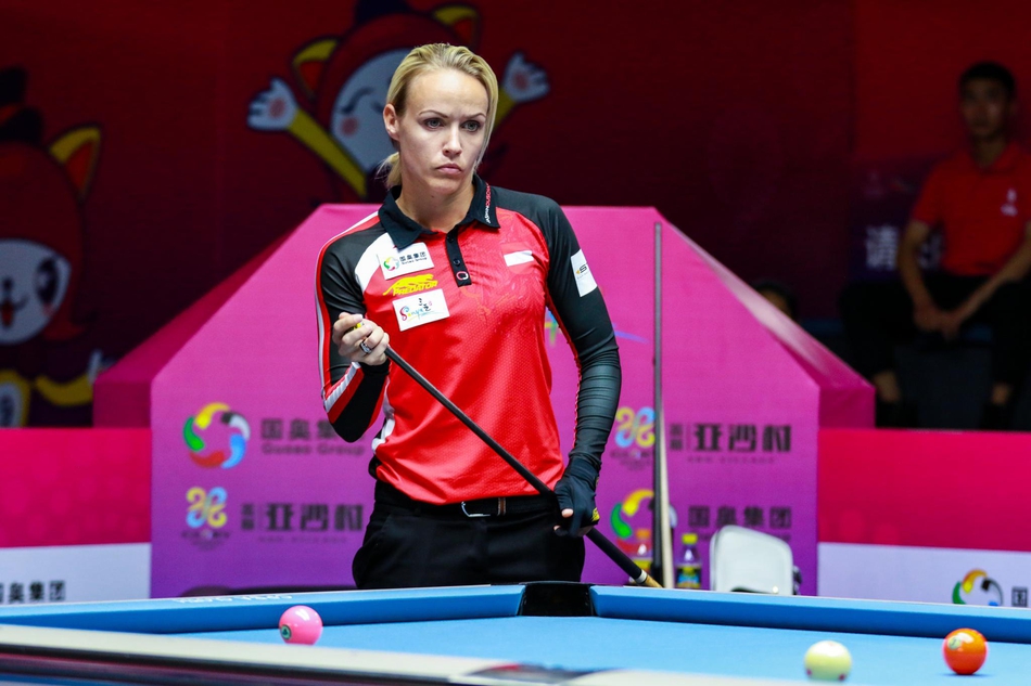 9球世锦赛凯莉-费雪夺冠