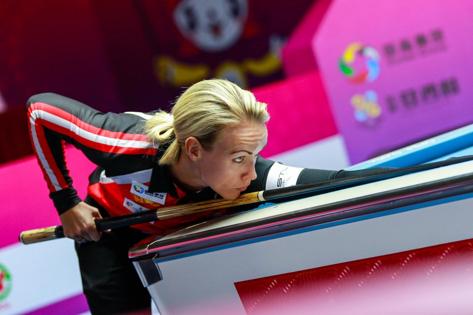 9球世锦赛凯莉-费雪夺冠