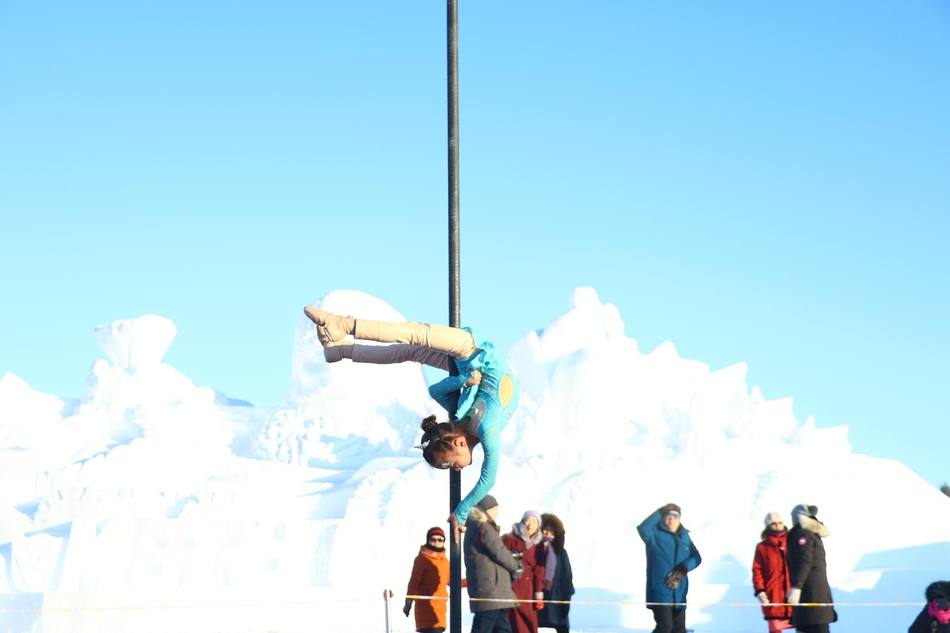 零下38度6岁女孩祖国最北跳钢管舞