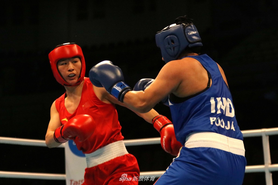 拳击奥运资格赛李倩晋级决赛