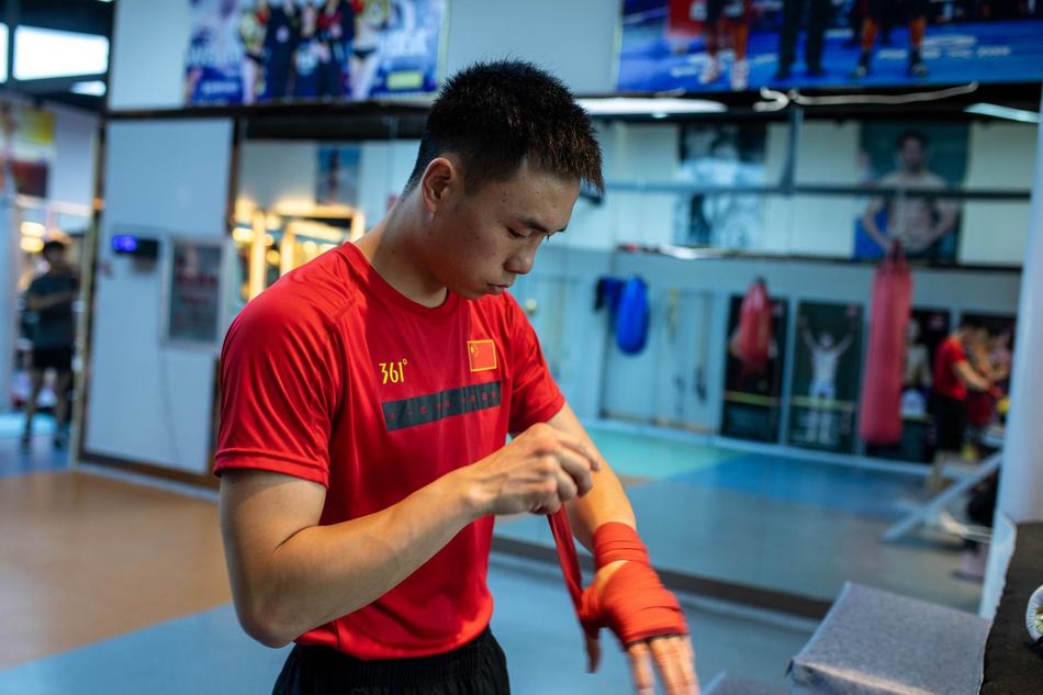 徐灿在昆明训练