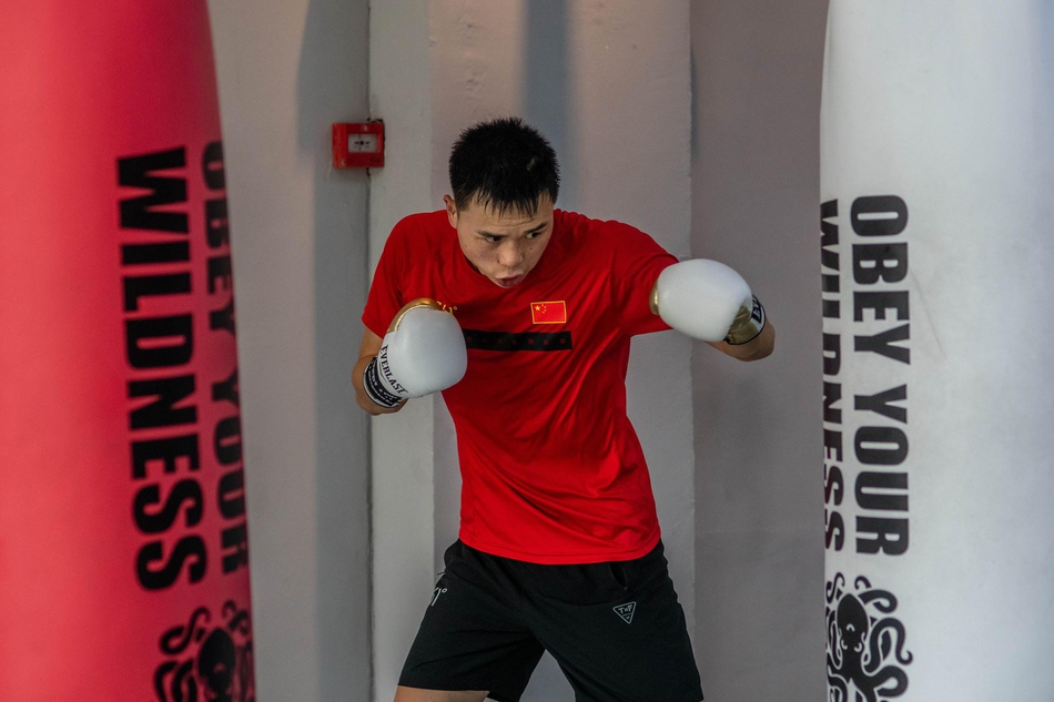 徐灿在昆明训练