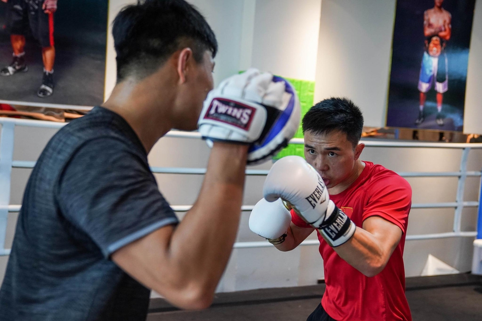 徐灿在昆明训练