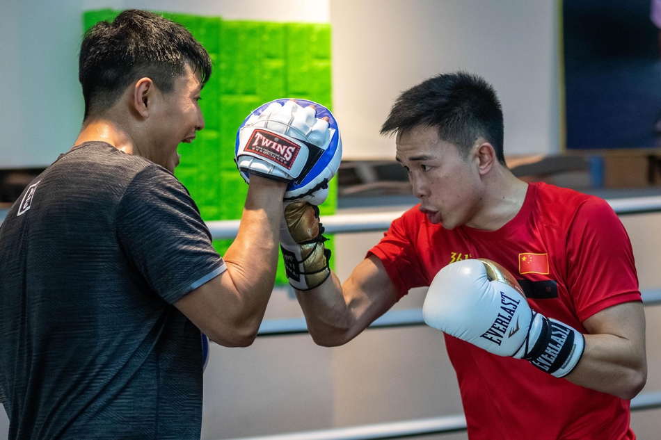 徐灿在昆明训练