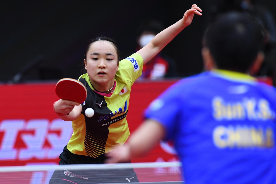 女乒世界杯孙颖莎4-2伊藤美诚