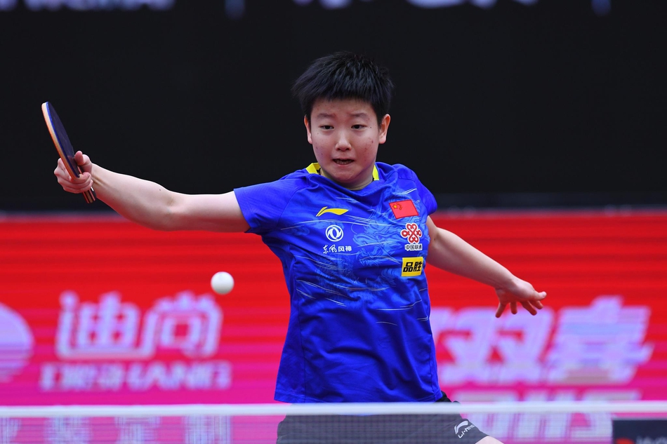 女乒世界杯孙颖莎4-2伊藤美诚