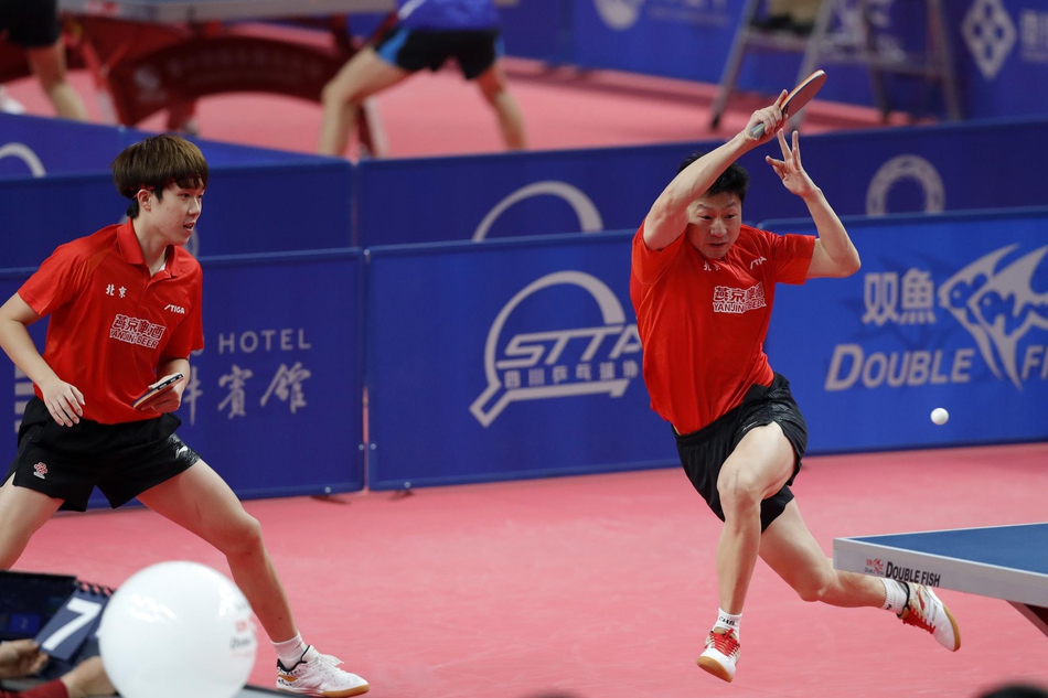 全运会资格赛马龙/王楚钦晋级