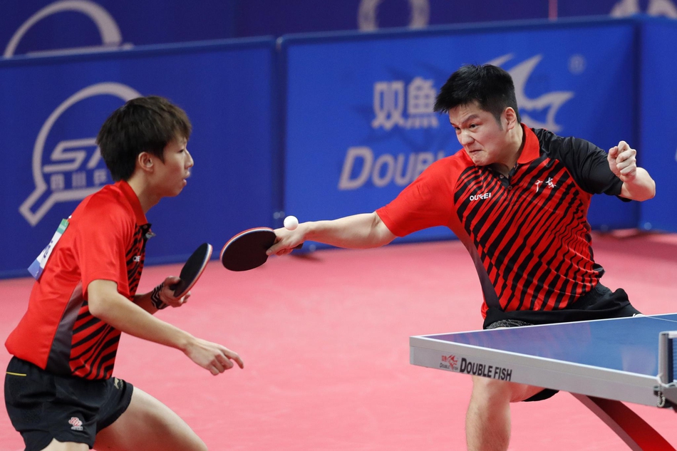 全运资格赛樊振东/林高远晋级