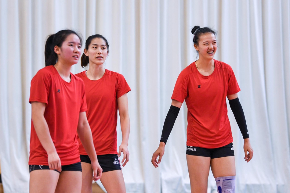 江苏女排备战全运会预赛