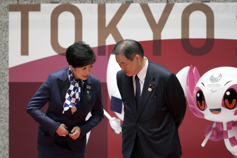 东京举行奥运会倒计时100天纪念活动