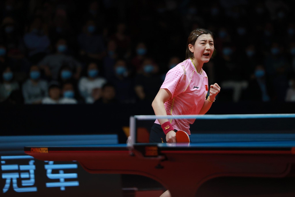 奥运模拟赛陈梦4-2孙颖莎夺冠