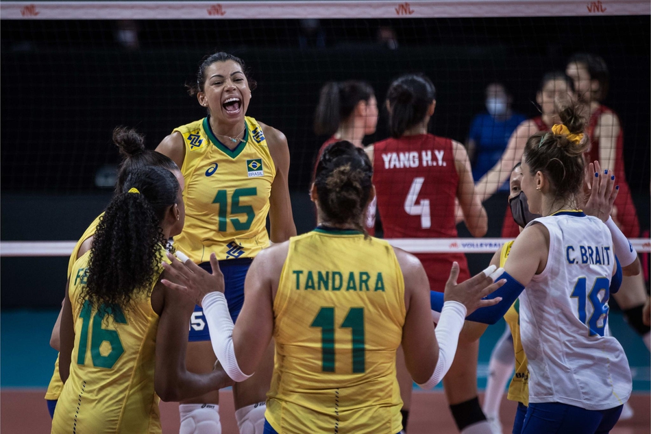 世联中国女排vs巴西女排