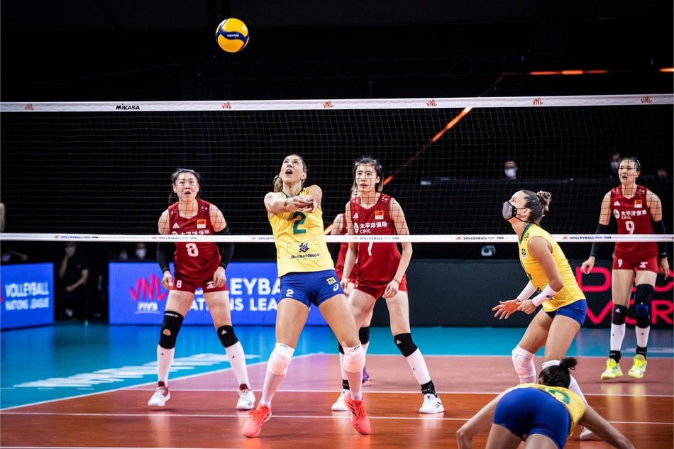 世联中国女排vs巴西女排