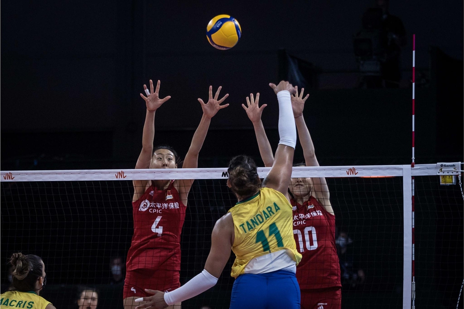 世联中国女排vs巴西女排