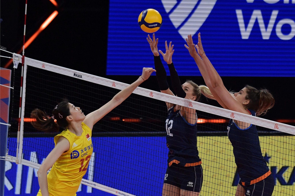 世联中国女排3-0荷兰女排