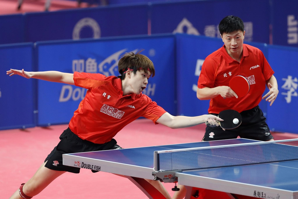 全运会资格赛马龙/王楚钦晋级