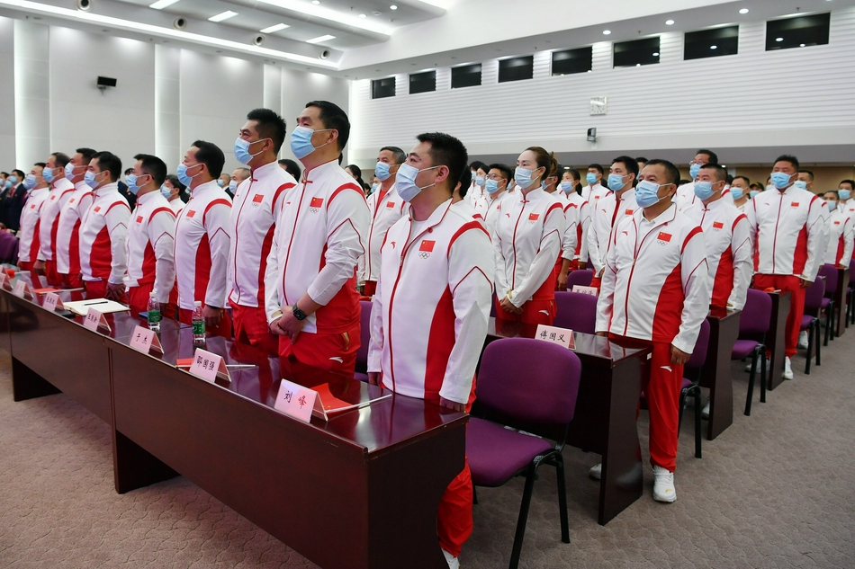 奥运中国体育代表团工作会议举行
