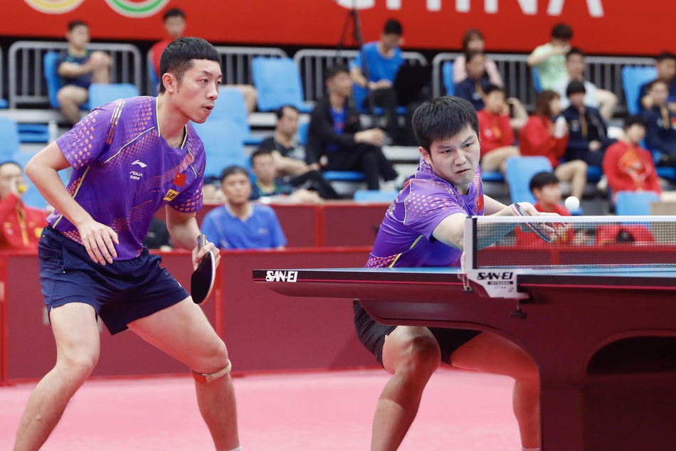 国乒热身赛男子一团夺冠