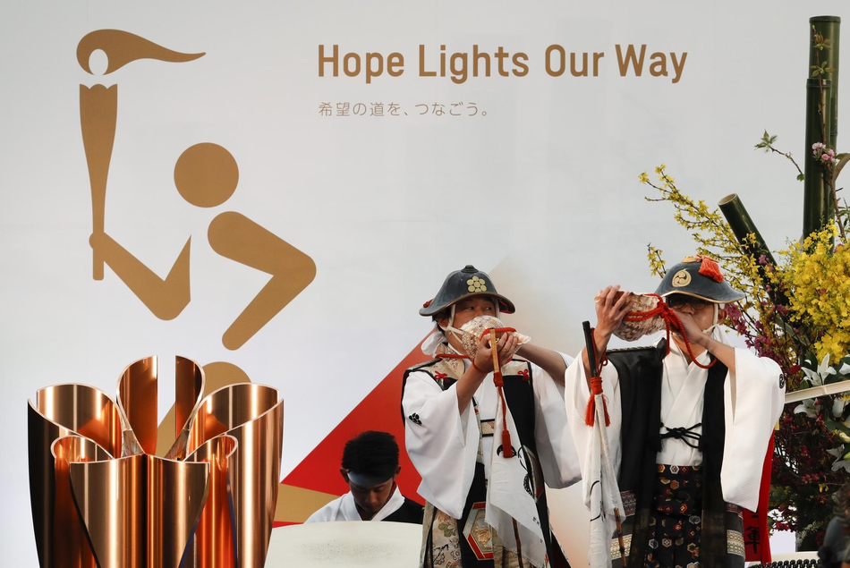 东京奥运会火炬传递出发仪式在福岛举行