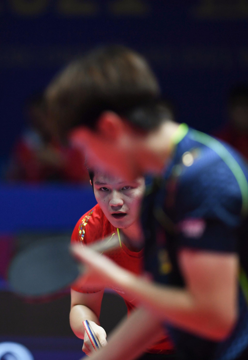 直通赛樊振东4-2王楚钦进决赛