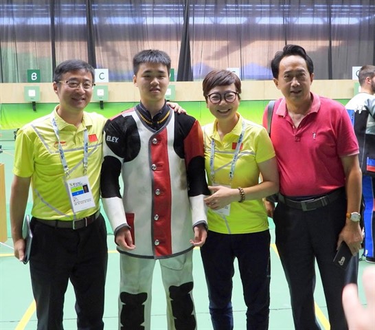 射击世界杯余浩楠夺冠破纪录