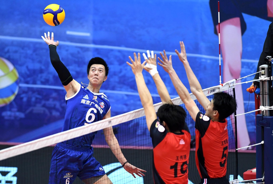 男排联赛江苏3-2浙江获得季军