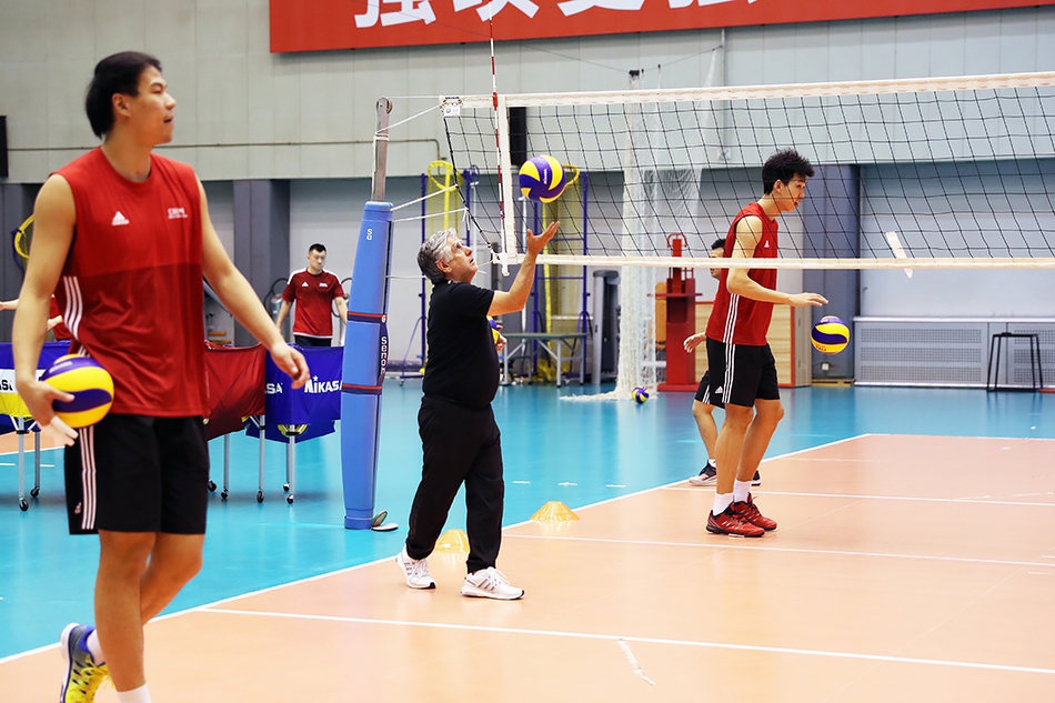 中国男排2019第一期训练