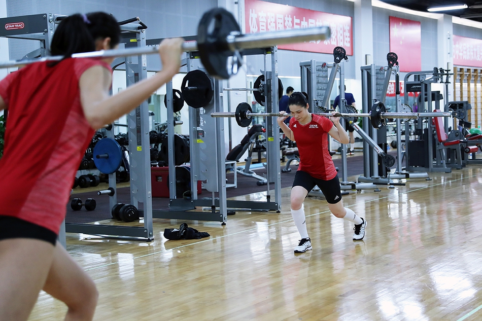 中国女排2019第一期训练