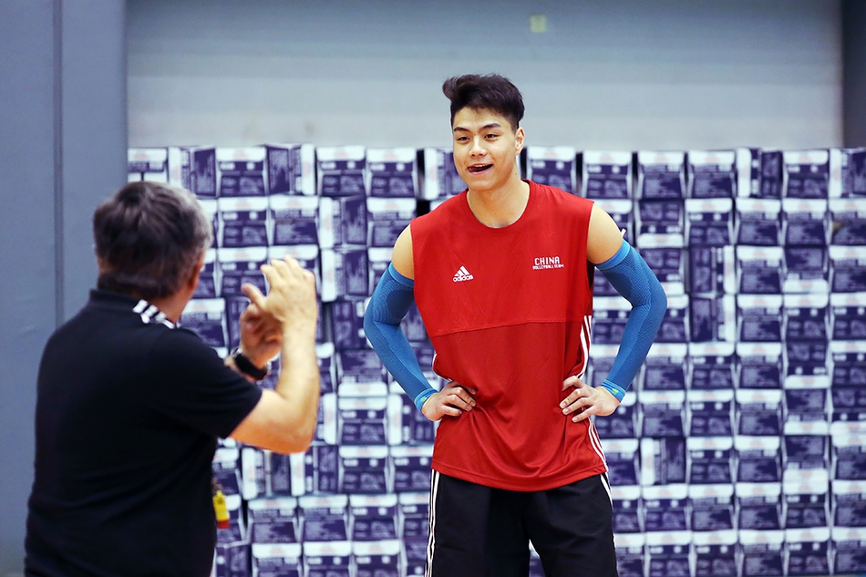 中国男排2019第一期训练