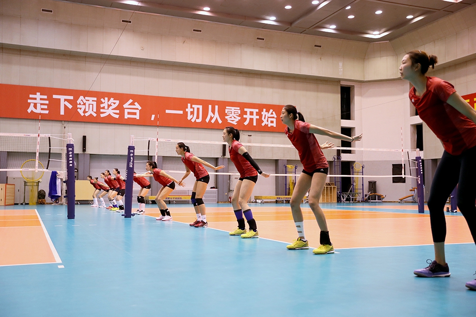 中国女排2019第一期训练