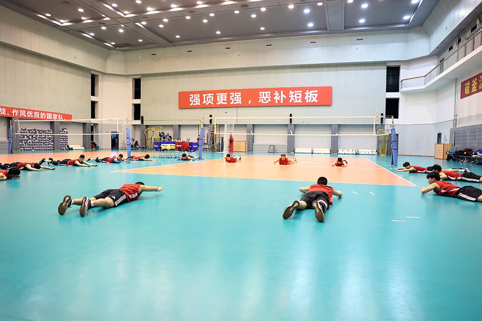 中国男排2019第一期训练
