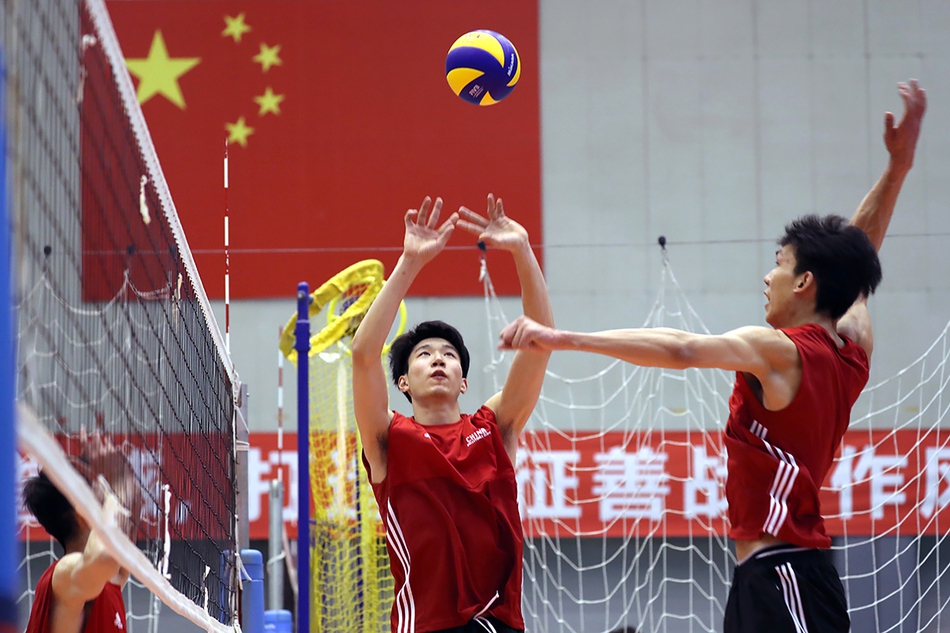 中国男排2019第一期训练