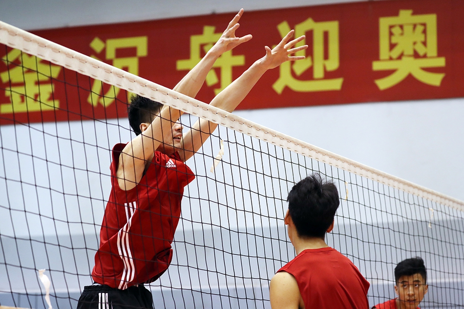 中国男排2019第一期训练