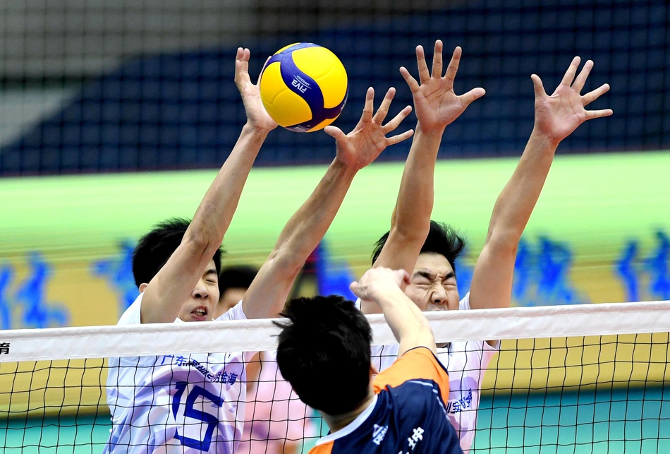 男排超级联赛：广东3-0胜湖北