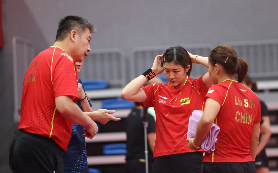 国乒热身赛女子一团夺冠