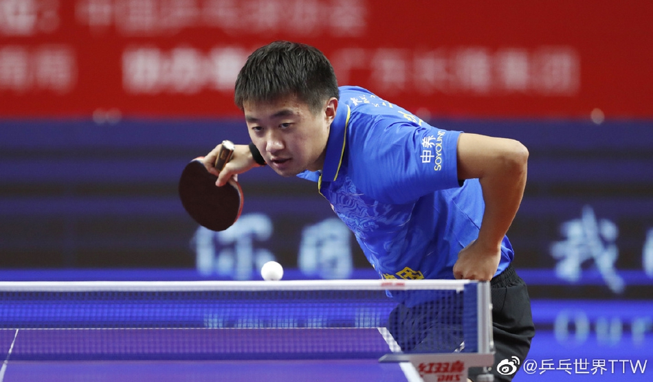 乒超山东鲁能3-0上海晋级决赛