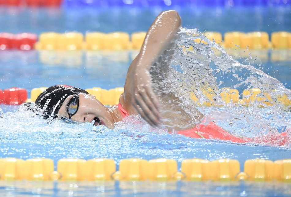 军运会1500米自王简嘉禾夺冠